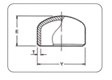 ASME B16.9 End Cap Dimensions